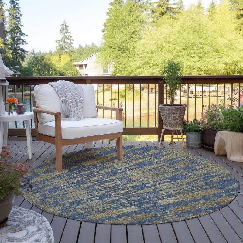 Machine Washable Indoor/ Outdoor Chantille Moroccan Boho Rug