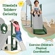 preview thumbnail 2 of 7, Toddler Slide and Swing Set 5 in 1, Kids Playground Climber Slide Playset with Telescope, Freestanding Combination for Babies