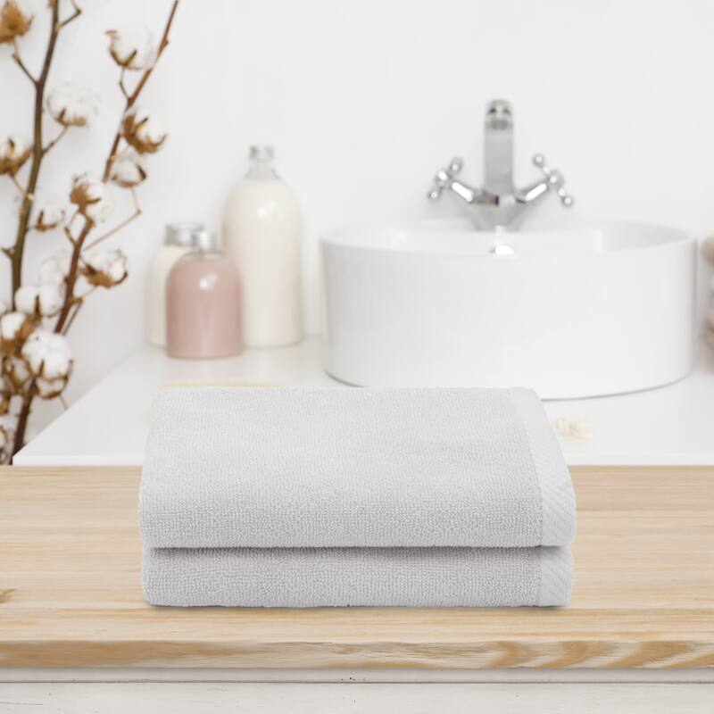 Authentic Hotel and Spa 100% Turkish Cotton Ediree Fingertip Towels - Set of 2