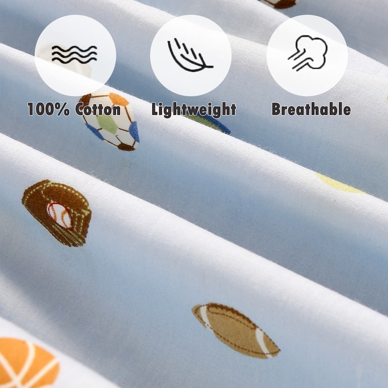 Unisex Multi-color Cotton Toddler/Baby Crib Child Fitted Sheet Set (Pack of 3) - N/A