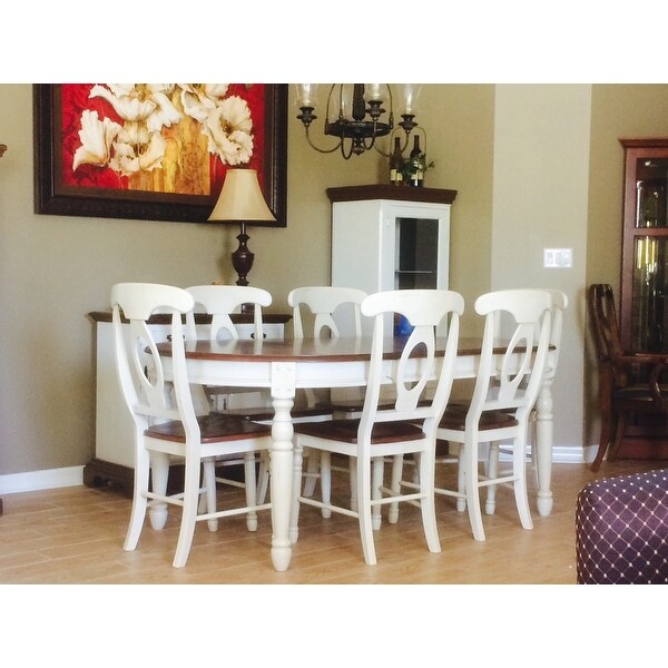 Simply Solid Samaria Wood 7 Piece Dining Collection On Simply Solid Samaria Wood 7 Piece Dining Collection On Free Shipping Today 10208364