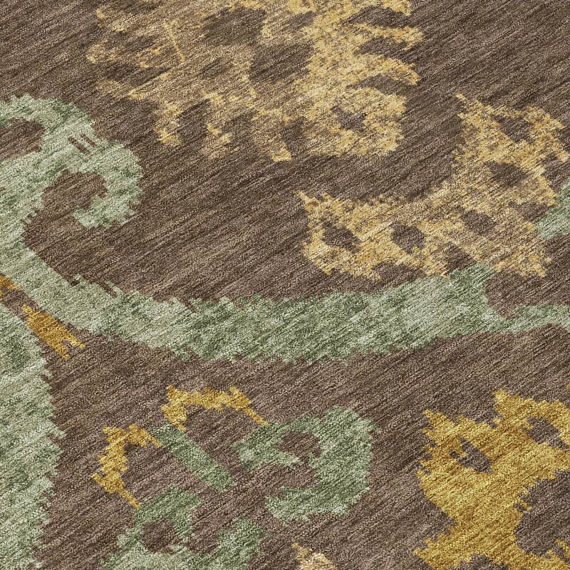 Machine Washable Indoor/ Outdoor Global Empire Chantille Rug