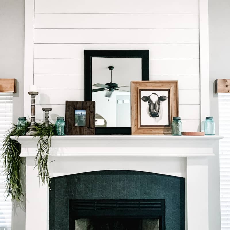 Frame My Mirror Black Framed Wall Mirror, Porter Design