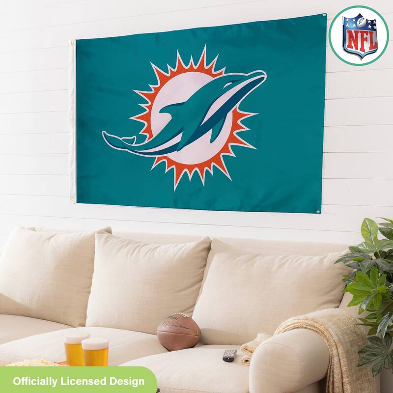 Jacksonville Jaguars Single Sided Flag w/ 2 Grommets, 3'x5'