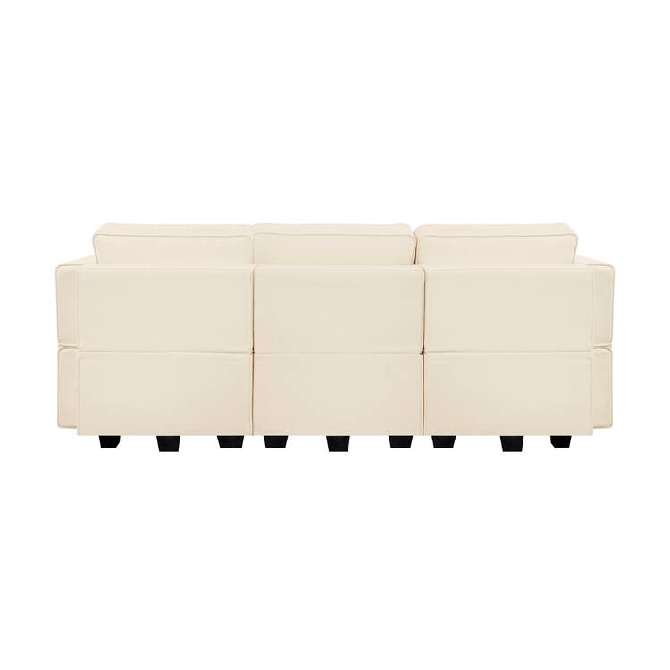 Modular Convertible Sectional Sofa Bed - Reversible Sleeper Couch