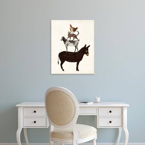 Easy Art Prints Victoria Borges's 'Barnyard Buds V' Premium Canvas Art