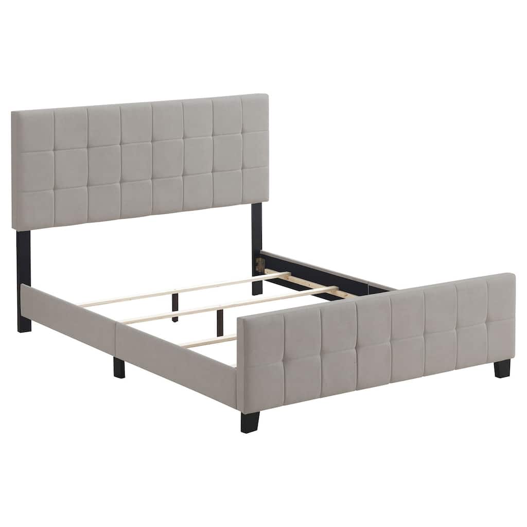 Tahoe Queen Bed with Footboard and 2 Drawers, Strong Slats, and Espresso Finish for Functional Style