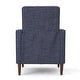 preview thumbnail 58 of 79, Mervynn Mid-Century Modern Button Tufted Fabric Recliner by Christopher Knight Home
