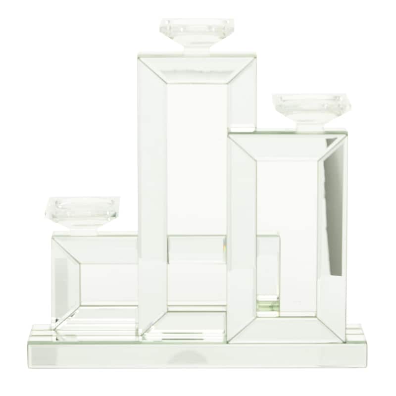 Wood Candelabra - Silver - Roche River Decor
