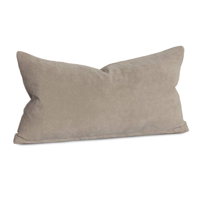 Mixology Padma Washable Polyester Throw Pillow - 21 x 12 - Dove