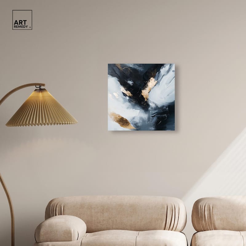 Golden Spark II Canvas by Art Remedy, Gallery Wrapped