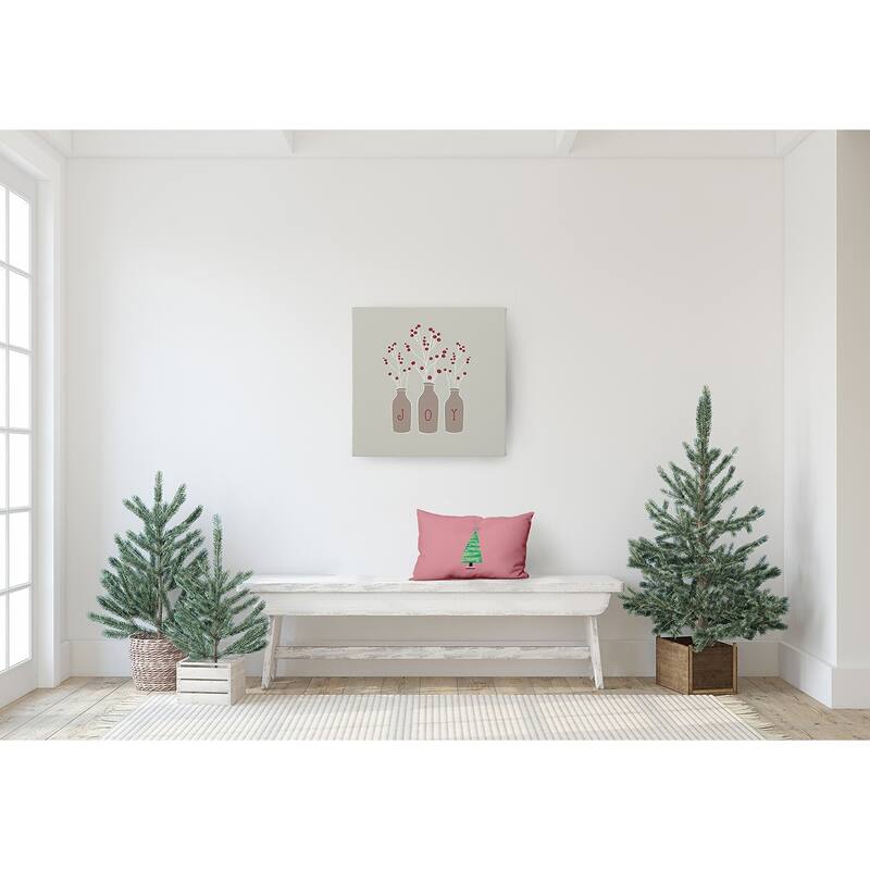 Cartoon Christmas Tree Accent Pillow
