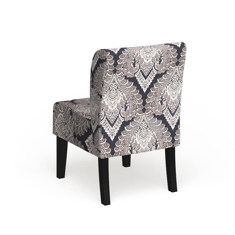 The Curated Nomad Pavilion Upholstered Armless Accent Slipper Chair