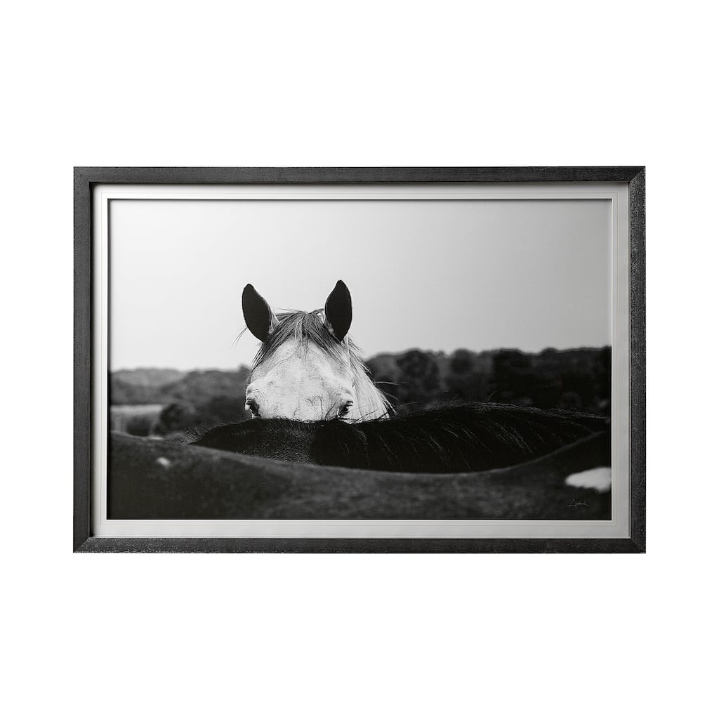 Flirt Framed Art Print