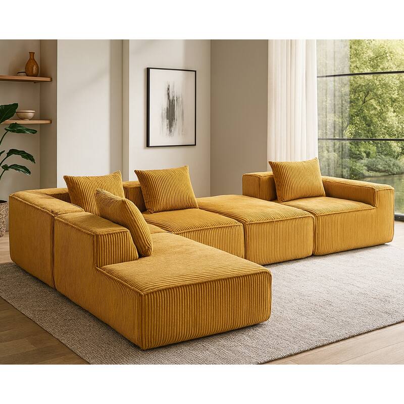 Multi Person Modular Compression Sofa That Can Be Freely Combined