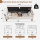 preview thumbnail 9 of 38, 66"W Teddy Storage Bench for Bedroom End of Bed with Arm and Two Pillows