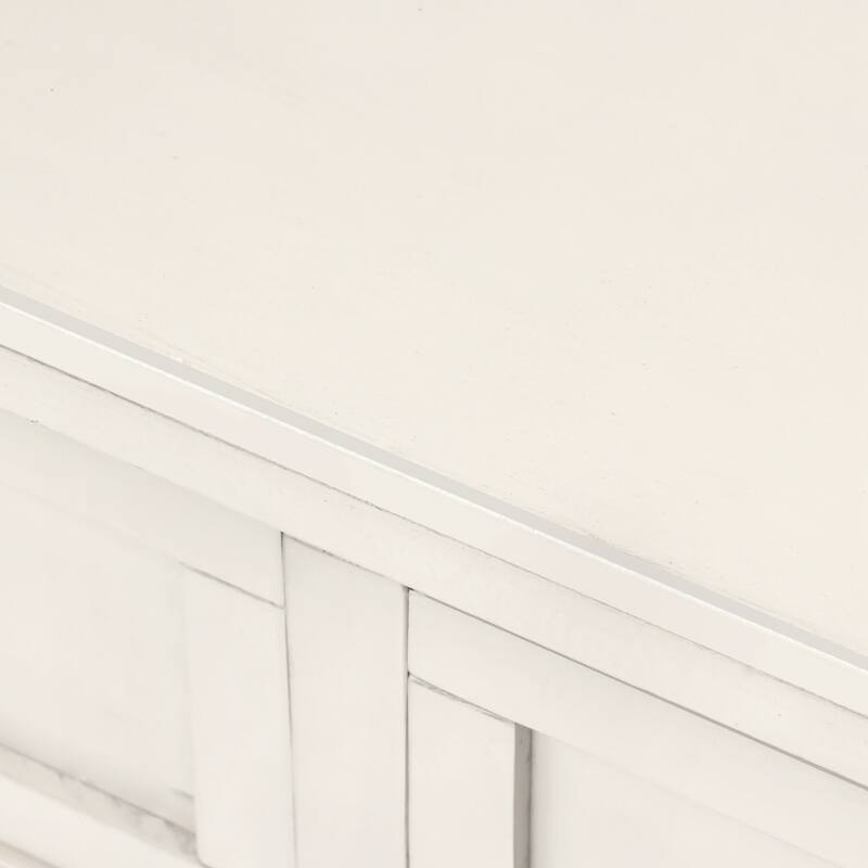 Slim Sofa Table with Three Storage Drawers