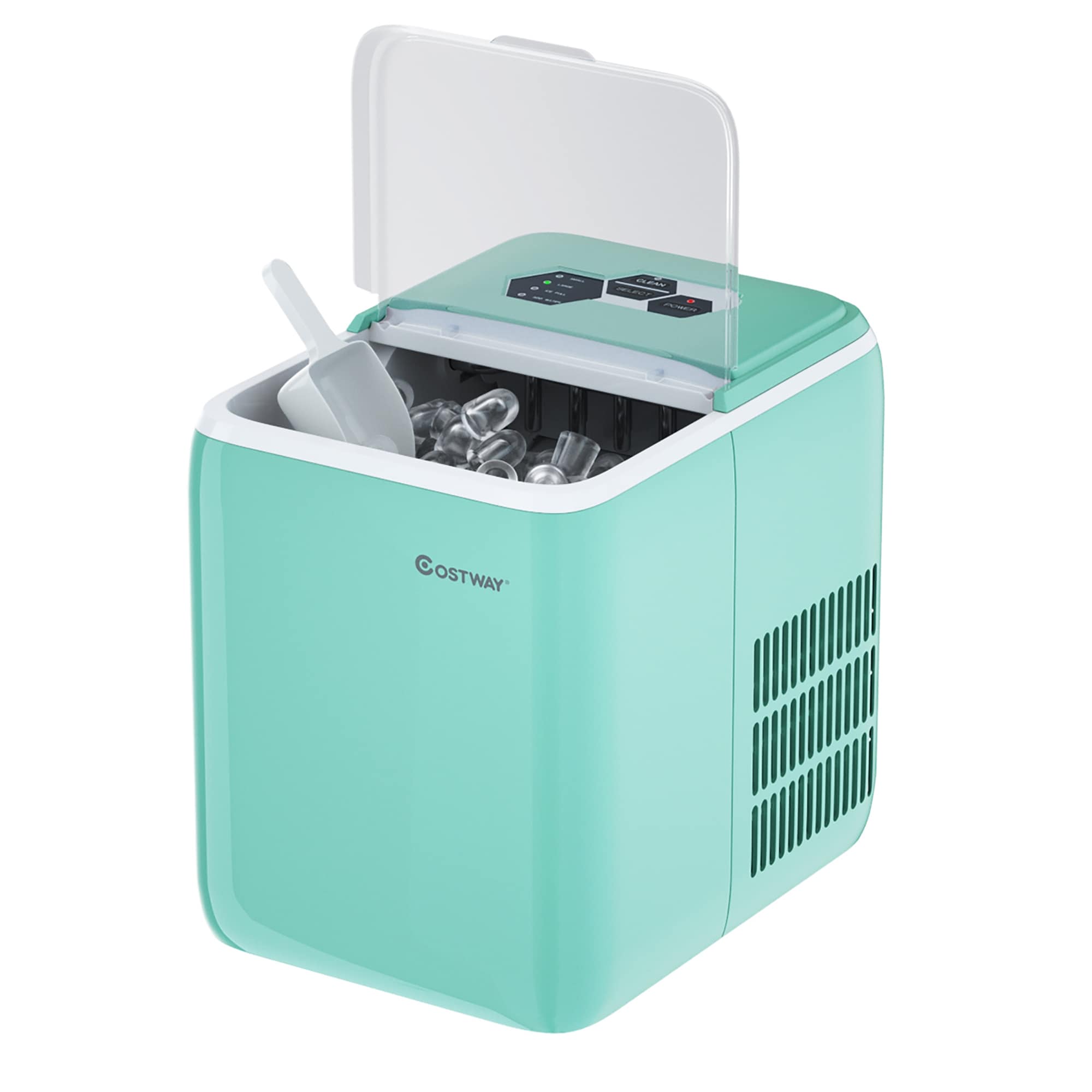 Costway Portable Ice Maker Machine Countertop 26LBS/24H LCD Display w/ -  14.5''x10''x12''(LxWxH) - Bed Bath & Beyond - 32092143