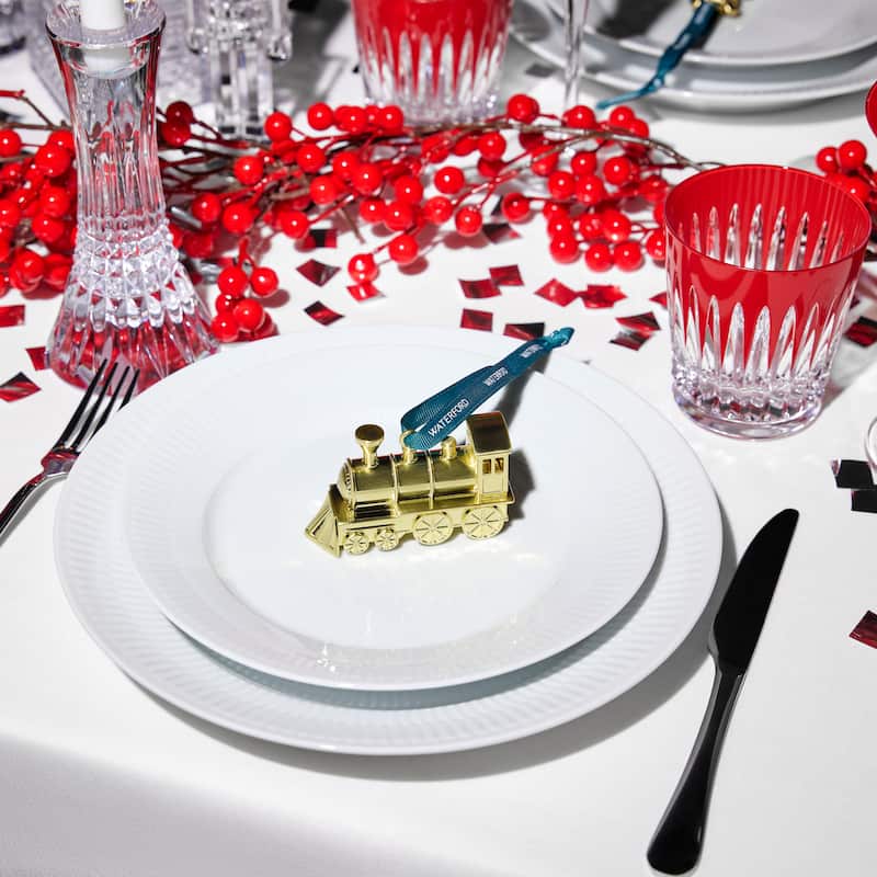 Waterford Steam Train Golden Ornament