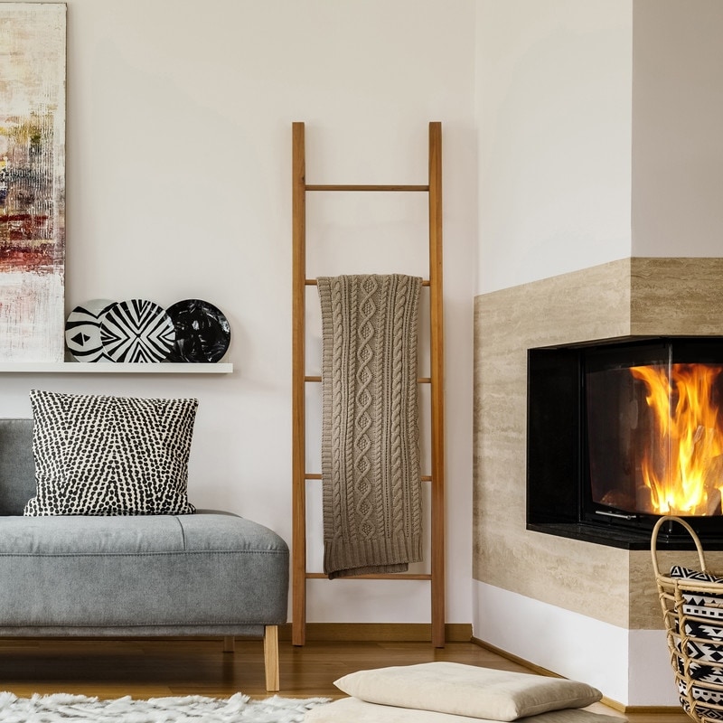 Decorative Ladder with Solid American Cherry
