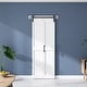 preview thumbnail 16 of 23, Sanding 24in./28in./30in./36in./44in./48in.x 84in. MDF Bi-Fold Barn Door with Hardware Kit ,Covered with Water-Proof PVC Surface