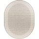 preview thumbnail 20 of 24, Livabliss Jeremie Indoor/ Outdoor Border Area Rug Beige/Grey - Oval - 5' 3" x 7' 3"