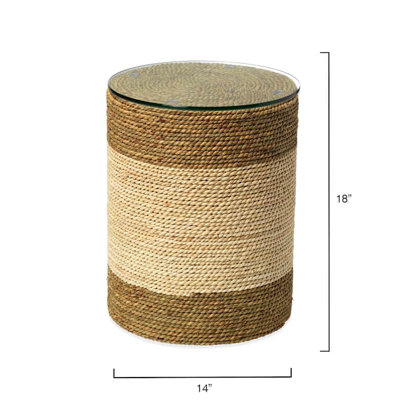 Jamie Young Saint Bart's Seagrass Side Table