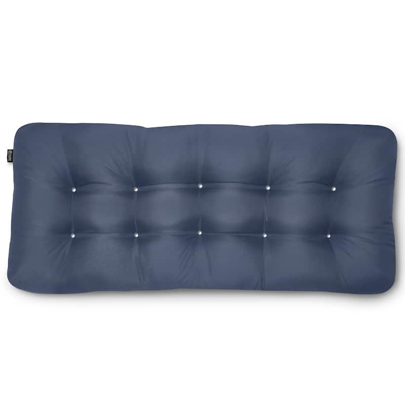 Classic Accessories Water-Resistant Indoor/Outdoor Bench Cushion - 48"W x 18"D x 5"T - Navy