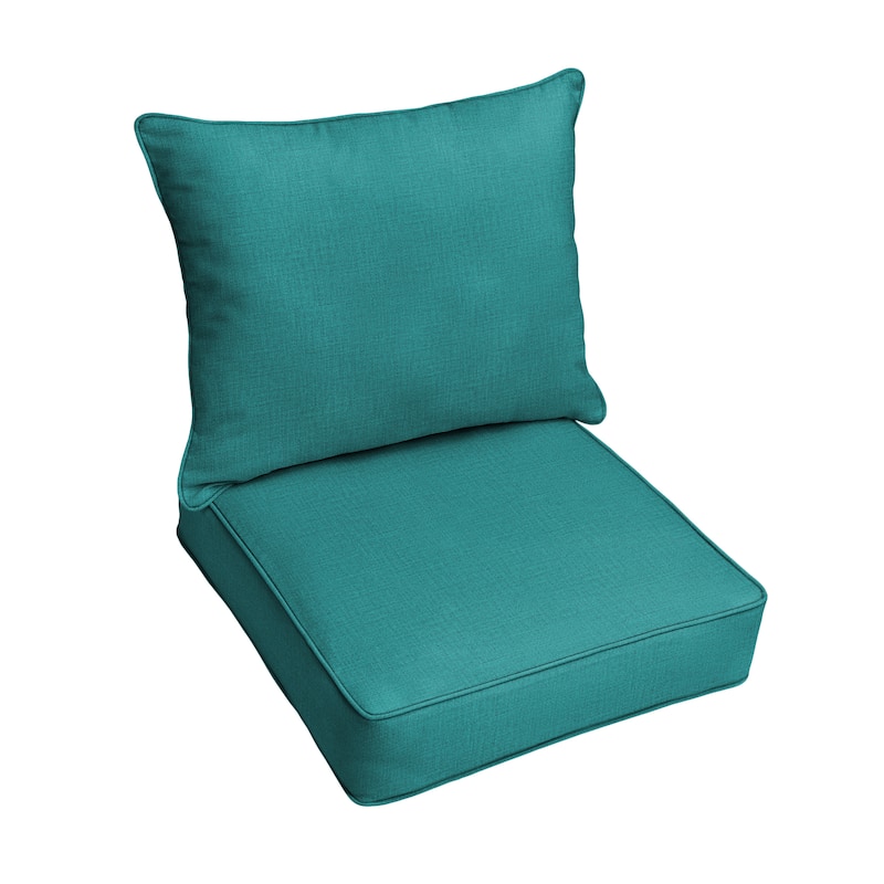 Sorra Home Indoor/Outdoor Corded Pillow and Cushion Chair Set