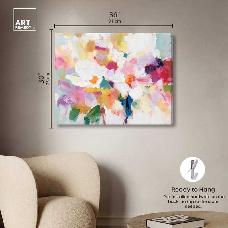 Bold Brushstroke II Canvas by Art Remedy, Gallery Wrapped