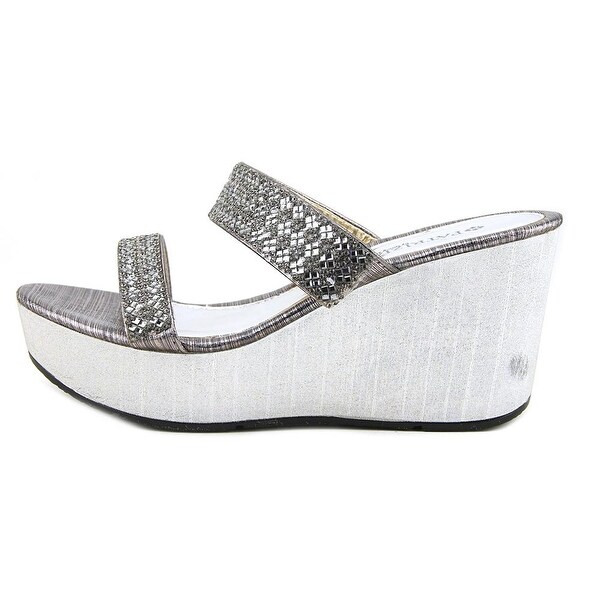 patrizia by spring step sparkling wedge sandal