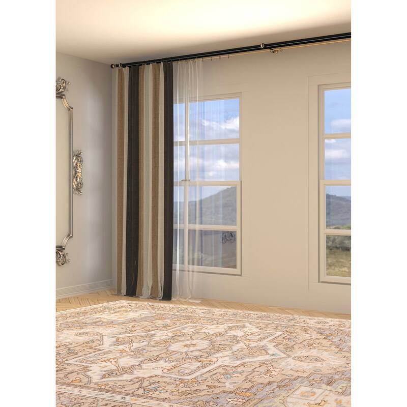 ECARPETGALLERY Hand-knotted Modern Oushak Light Khaki Wool Rug - 10'3 x 13'11