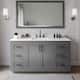 Option Dark Gray / White Quartz Top / Matte Black