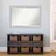 preview thumbnail 12 of 27, Beveled Wood Wall Mirror - Shiplap White Frame