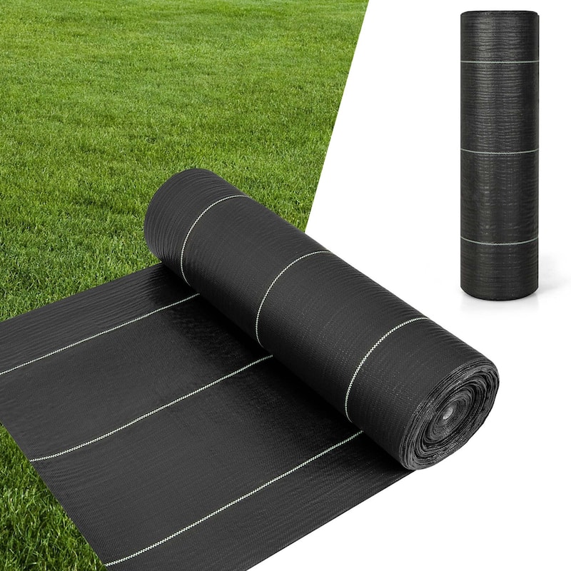 Costway 6.5 x 330FT/4 x 250FT/6 x 300FT Weed Barrier Landscape Fabric - 6 x 300FT