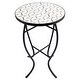 preview thumbnail 63 of 68, Indoor/Outdoor Turkish Mosaic Tile Side Table and Plant Stand