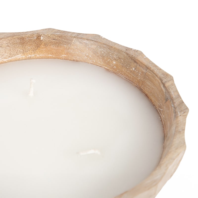 Kate and Laurel Plete Round Wax Candle Bowl