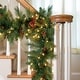 preview thumbnail 2 of 5, 9' Traditional Woodland Berry Garland w/Incandescent Clear Light Plug