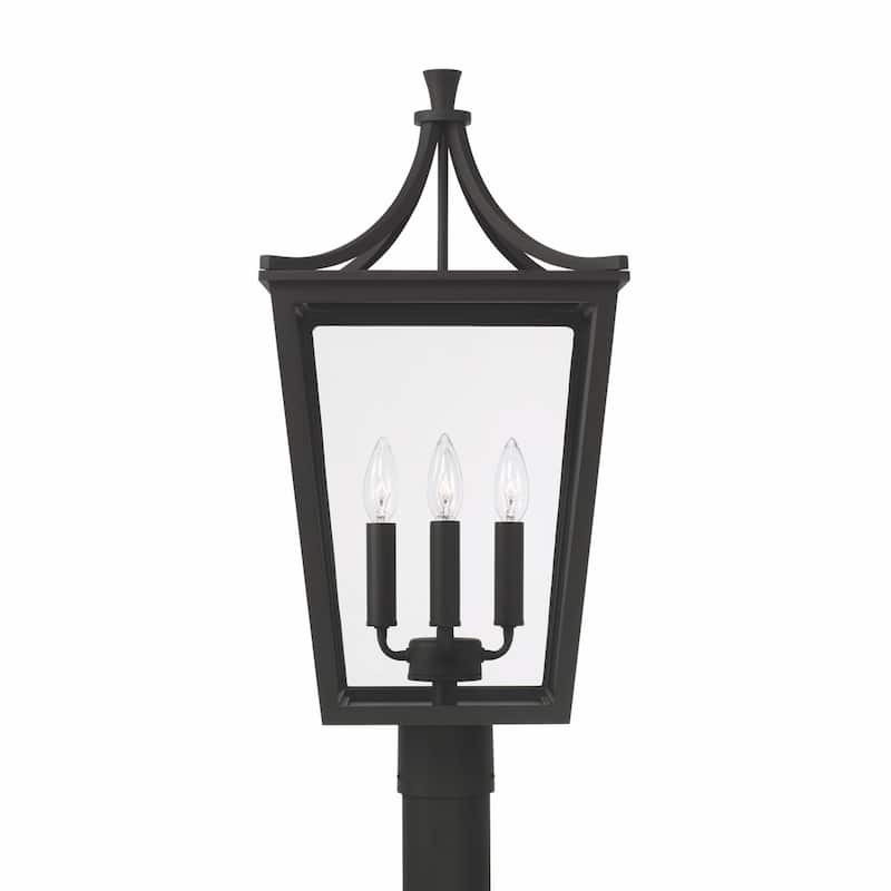 Adair 4-light Black Outdoor Post Lantern