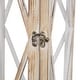 preview thumbnail 37 of 49, Glitzhome 2-Piece Oversize Farmhouse Wood/ Metal Hanging Candle Holders Decorative Lanterns