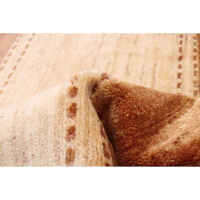 ECARPETGALLERY Hand-knotted Ziegler Ivory Wool Rug - 6'8 x 9'8