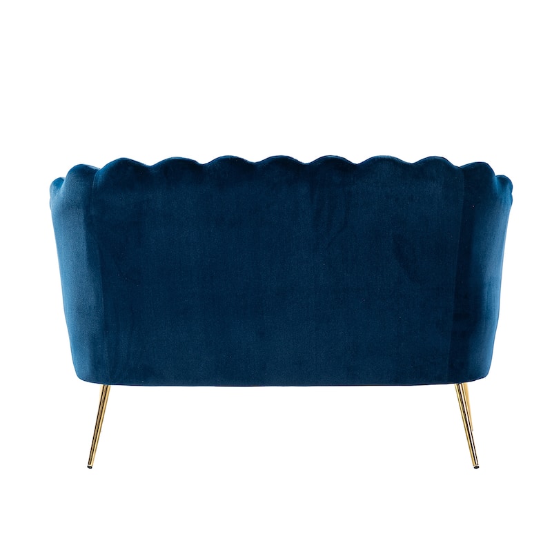 Xabier 52''Loveseat with Flower Shaped Back Design