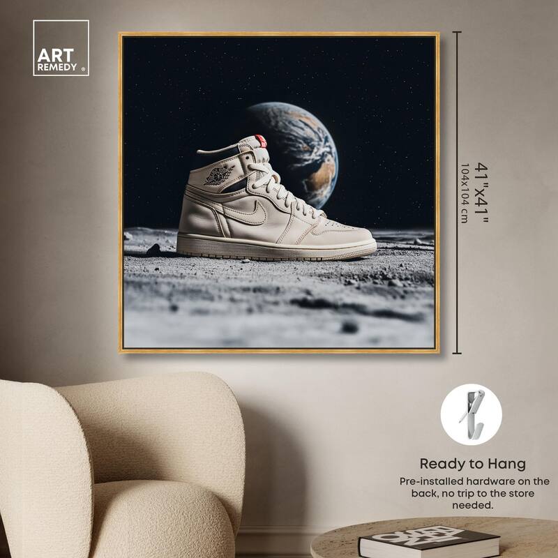 Zero-G Jordans Canvas by Art Remedy