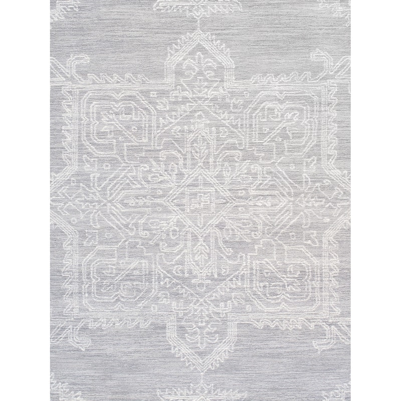 Pasargad Home Modern Hand-Tufted Wool Area Rug