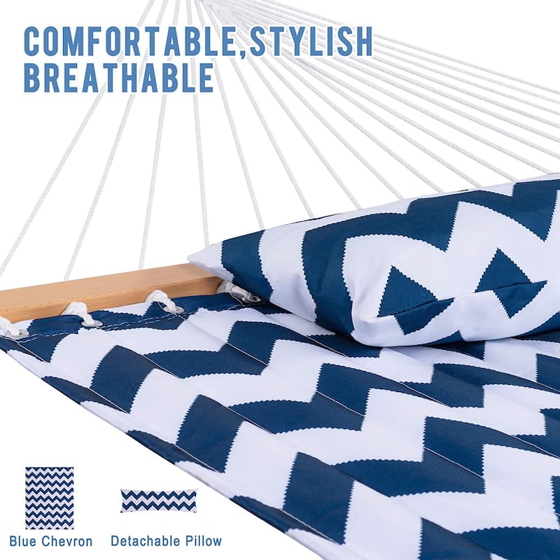 12 FT Double Quilted Fabric Hammock