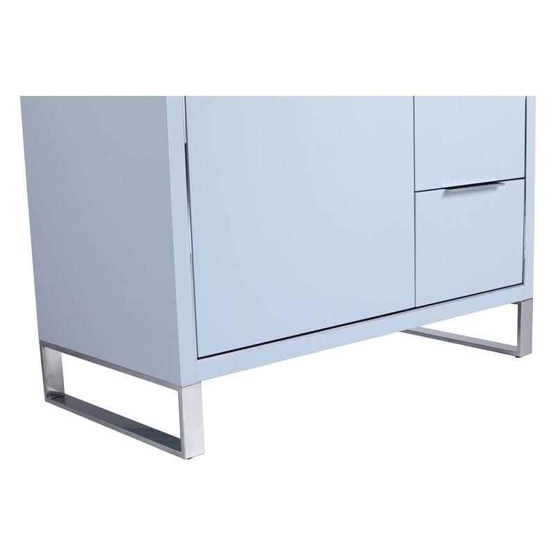 Fine Fixtures Opulence Collection Bathroom Vanity with White Ceramic Sink