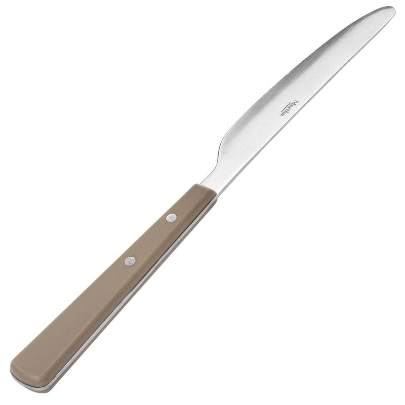 Cape Bay 16 Piece Stainless Steel Silverware Set with Beige Handles