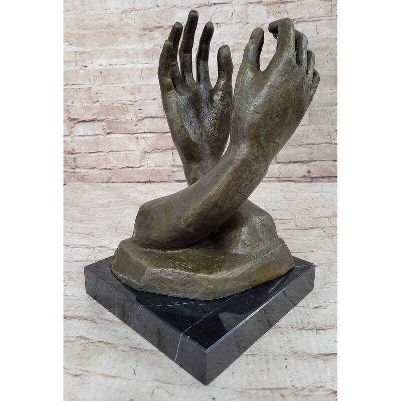 The Cathedral By Rodin, Rodin Clical Sculpture Genuine Bronze Sculpture Statue