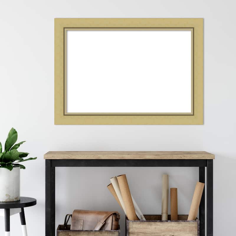 Amanti Art Landon Gold Framed Dry Erase Magnetic Board