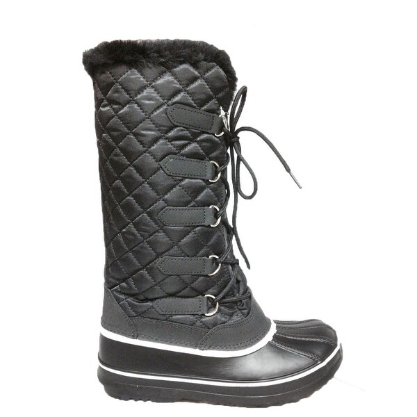 Anna Almeida Frozen02 Women Winter Cold Weather Snowboots Lace Up Zipper